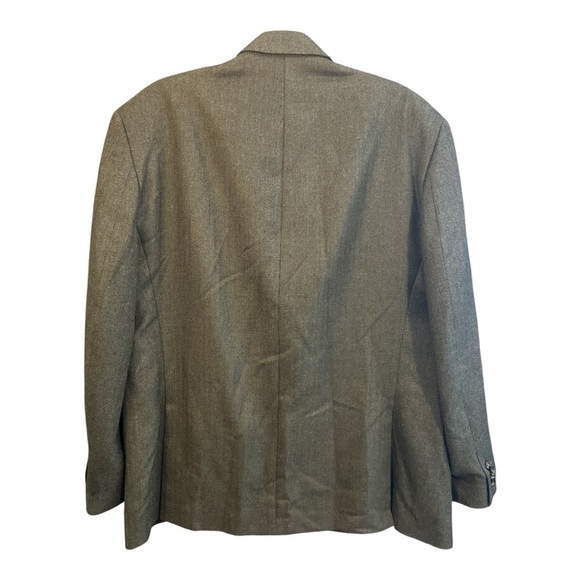 Michael Michael Kors 46S Brown Herringbone Blazer Jacket AG1 - Picture 2 of 6